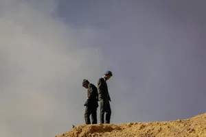 Cool Shot Of Two Sad Guys Wallpaper