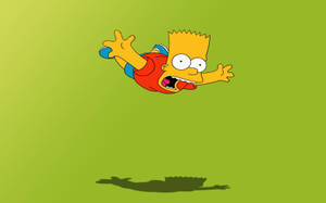 Cool Simpsons Falling Wallpaper