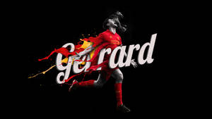 Cool Steven Gerrard Lion Wallpaper