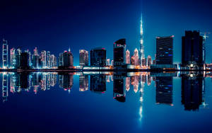 Cool United Arab Emirates Reflection Tablet Wallpaper