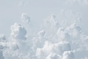 Cool White Clouds Wallpaper