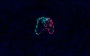 Cool Xbox Neon Outline Wallpaper