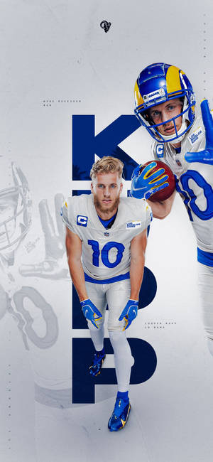 Cooper Kupp Nfl La Rams Wide Receiver Photography Wallpaper