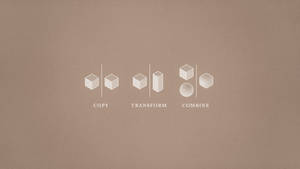 Copy Transform Combine Basic Brown Wallpaper