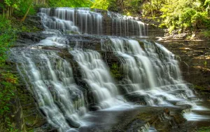 Cornell University Waterfalls Wallpaper