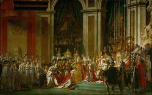 Coronation_ Ceremony_ Oil_ Painting Wallpaper