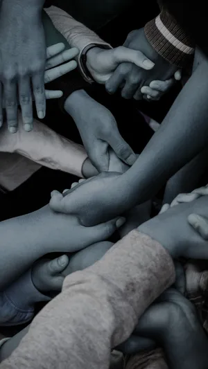 Corporate Handshake In Monochrome Wallpaper