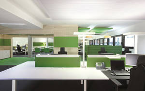 Corporate Office Interior Design Wallpaper