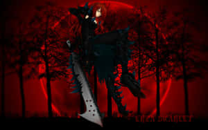 Cosmic Forces Of Power - Black And Red Anime Wallpaper