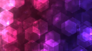 Cosmic Overlapping Hexagons Wallpaper