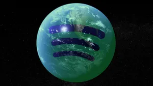 Cosmic Spotify World Wallpaper