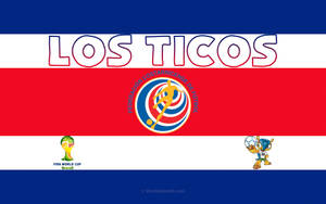 Costa Rica National Football Team Graphic Art Wallpaper