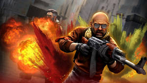 Counter Strike Global Offensive Explosion Wallpaper