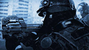 Counter Strike Global Offensive Grayscale Wallpaper