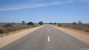 Country Road Powdery Brown Dirt Wallpaper