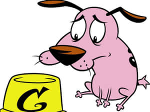 Courage The Cowardly Dog Proves That Even The Bravest Of Us Can Get Scared Wallpaper