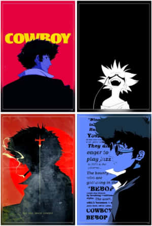 Cowboy Bebop Character Collage Wallpaper