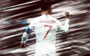 Cr7 Cool Texture Art Wallpaper