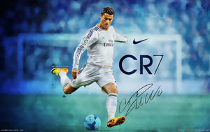 Cr7 Signature Kick Wallpaper