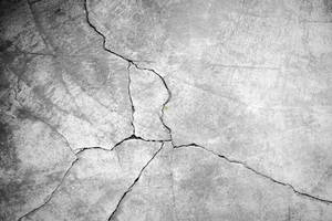 Cracked Texture On A Concrete Wall Wallpaper