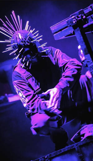 Craig Jones Bathed In Purple Stage Lights Wallpaper