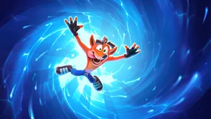 Crash Bandicoot Blue Portal Wallpaper