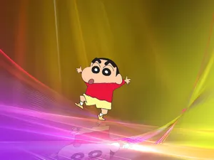 Crayon Shin Chan Shinnosuke Abstract Backdrop Wallpaper