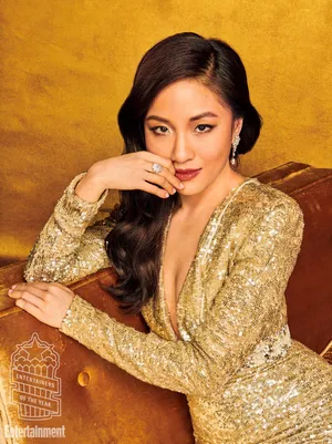 Crazy Rich Asians Rachel In Gold Wallpaper