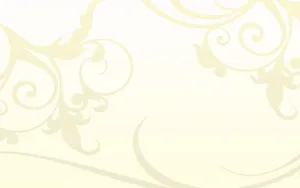 Cream Green Pattern Wallpaper