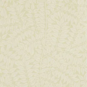 Cream Leaf Pattern Wallpaper