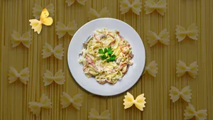 Creamy Pasta Dish Wallpaper