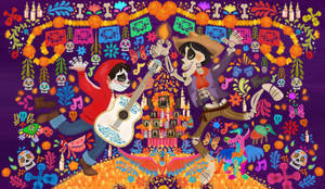 Creative Hector Miguel Coco Illustration Wallpaper