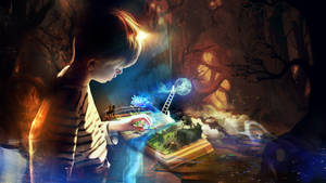 Creative Interpretation Book Imaginations Wallpaper