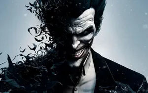 Creepy Cool Dangerous Joker Bats Wallpaper