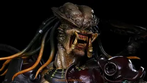 Creepy Predator Headshot Wallpaper