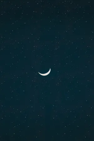 Crescent-shaped Hd Moon Wallpaper