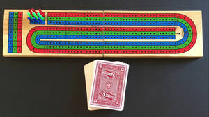 Cribbage Board Stack Of Cards Wallpaper