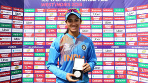 Cricket Player Awardee Smriti Mandhana Wallpaper