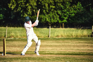 Cricket Traditional White Jersey Wallpaper