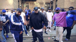 Crip Members On The Street Wallpaper