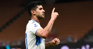 Cristian Romero In White Wallpaper