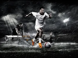 Cristiano Ronaldo Is Ready To Take On The World In His Nike #justdoit Campaign. Wallpaper
