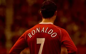 Cristiano Ronaldo Manchester United Jersey Number Wallpaper