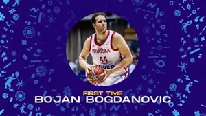 Croatian Bojan Bogdanovic Fiba Poster Wallpaper
