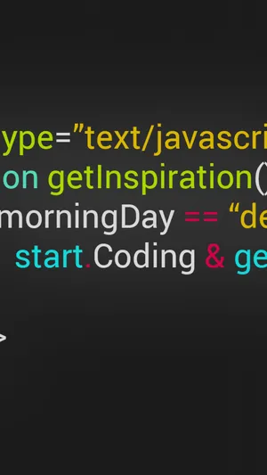Cropped Code Iphone Wallpaper