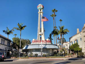 Crossroads Of The World Sunset Boulevard Wallpaper