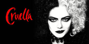 Cruella In Monochrome Wallpaper