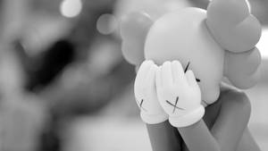 Crying Companion Kaws Pc Bw Wallpaper