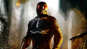 Crysis 3 Amid Burning Buildings 4k Wallpaper