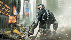 Crysis 3 Destroyed Times Square Wallpaper